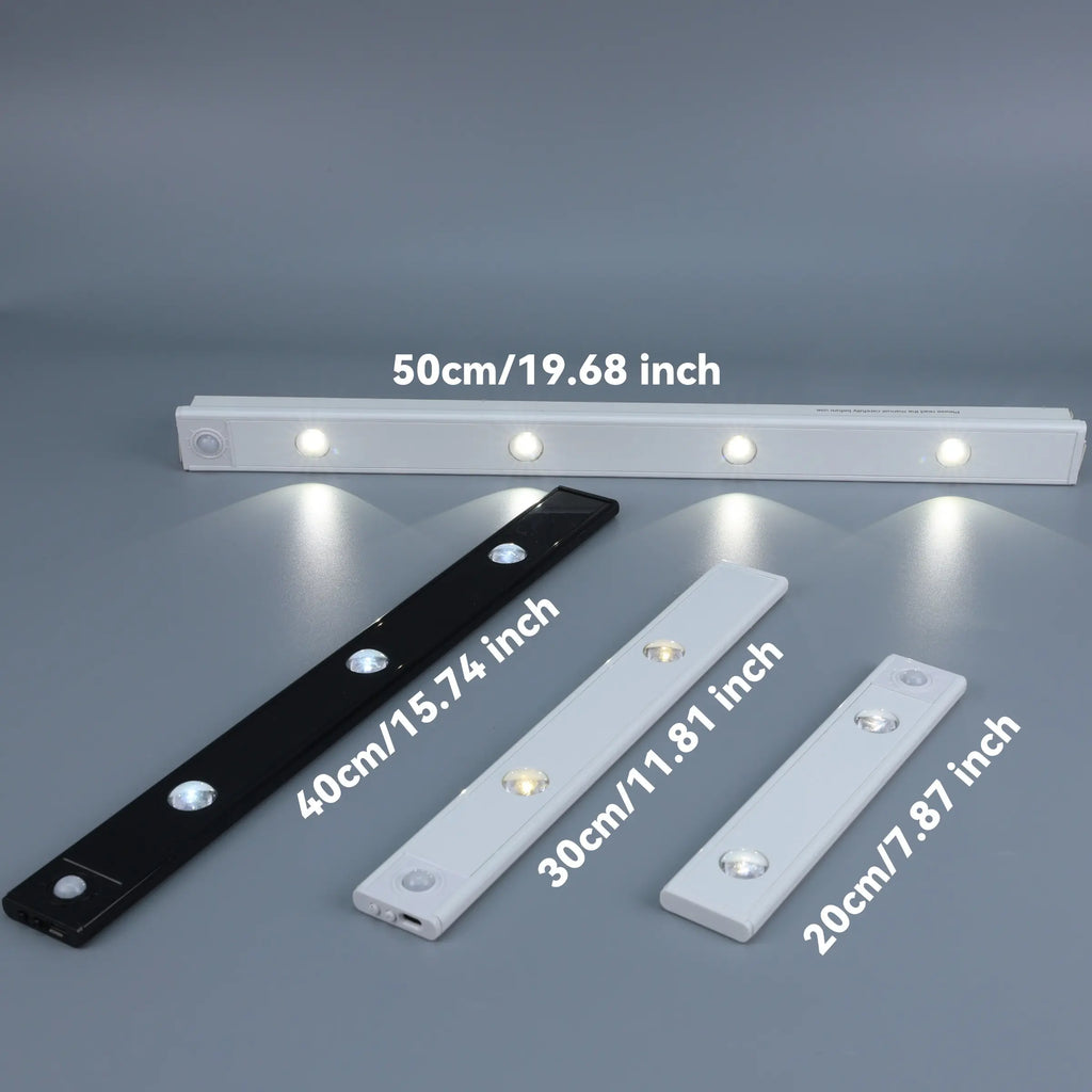 Motion Sensor Light, Usb-Rechargeable LED Sensor Lamp with Adjustable Lighting Modes, Wireless LED Light for Kitchen Cabinets, Bedrooms and Wardrobes, Night Light for Home Decor and Ambient Lighting #GLOBAL PICKS
