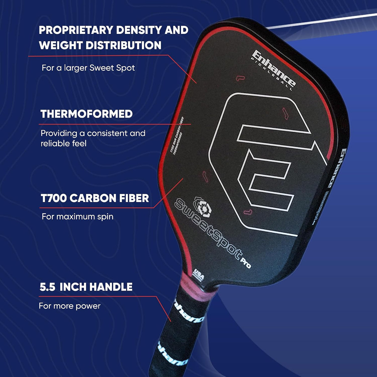 JAEKERN Sweetspot Pro Paddle foam-injected edge detail