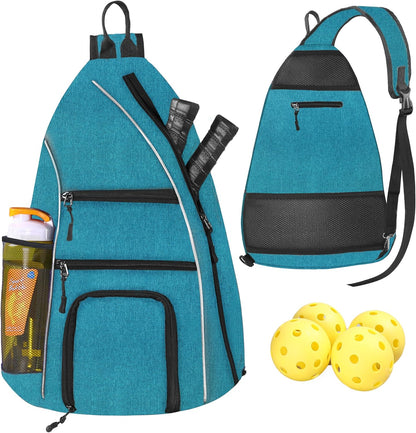 Premium Pickleball Backpack and Paddle Case for Men and Women - Versatile Travel Sling Bag for Pickleball Equipment