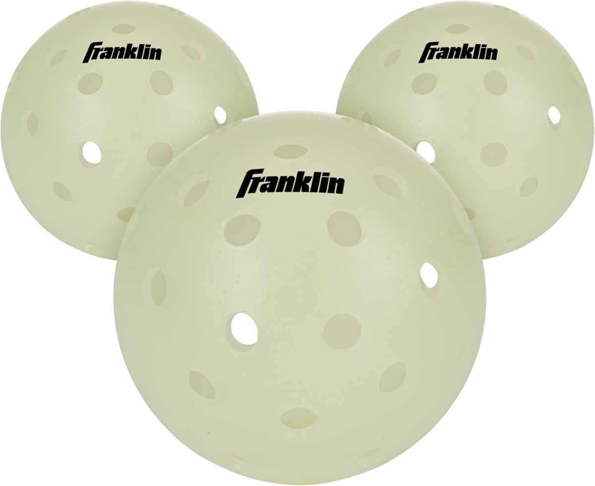 Franklin Sports X-40 Glow-in-the-Dark Pickleballs