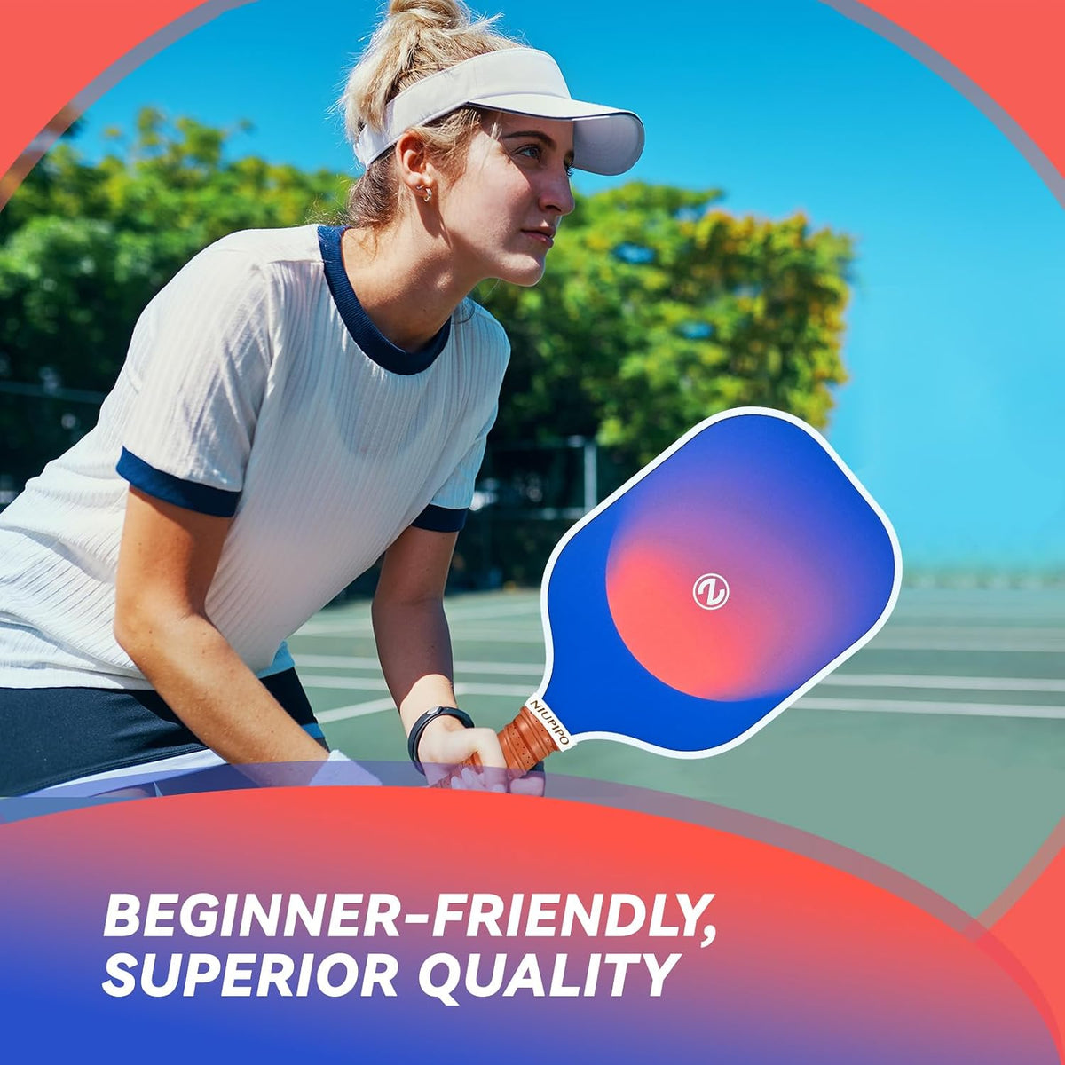 USAPA Approved Pickleball Paddle Set - Carbon Fiber & Fiberglass Hybrid with Polypropylene Honeycomb Core, Cushioned Grip, Includes Bag/Cover, Available in Sets of 1, 2, or 4 for Men and Women