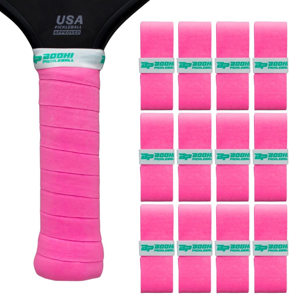 Drytack Premium Pickleball Overgrips - Preferred Choice of Professional Players - Semi-Dry and Absorbent for Enhanced Comfort and Durability