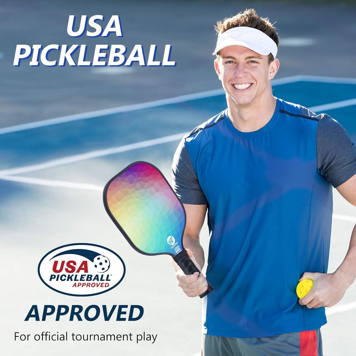 Professional Pickleball Paddle Set of 2 - USAPA Approved