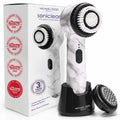 Beauty Soniclear Allure 2026 Readers Choice Winner Sonic (No Rotating) Facial Cleansing + Exfoliation Brush for Men/Women, Antimicrobial Protected Bristles, 4 Speeds, Serum Infusion Head